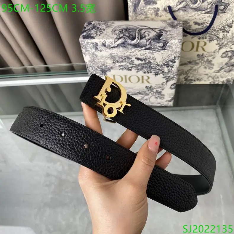 Dior belt 35mmX95-125cm 7D16